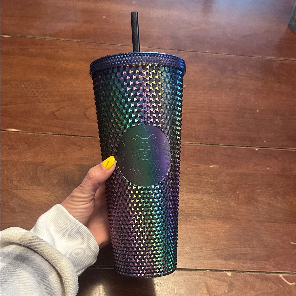 Starbucks Oil Slick Textured Tumbler with Straw